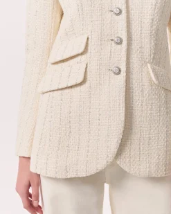 Cheap Slade Long Tweed Blazer Women Blazers & Vests