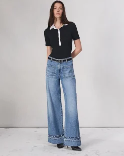 Discount The Knit Button Top Women Shirts & Tops