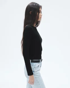 Discount The Knit Long Sleeve Tee Women T-Shirts