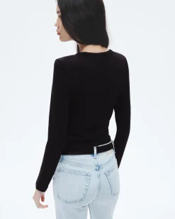 Discount The Knit Long Sleeve Tee Women T-Shirts