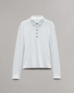 Best The Knit Rib Polo Shirt Women Shirts & Tops