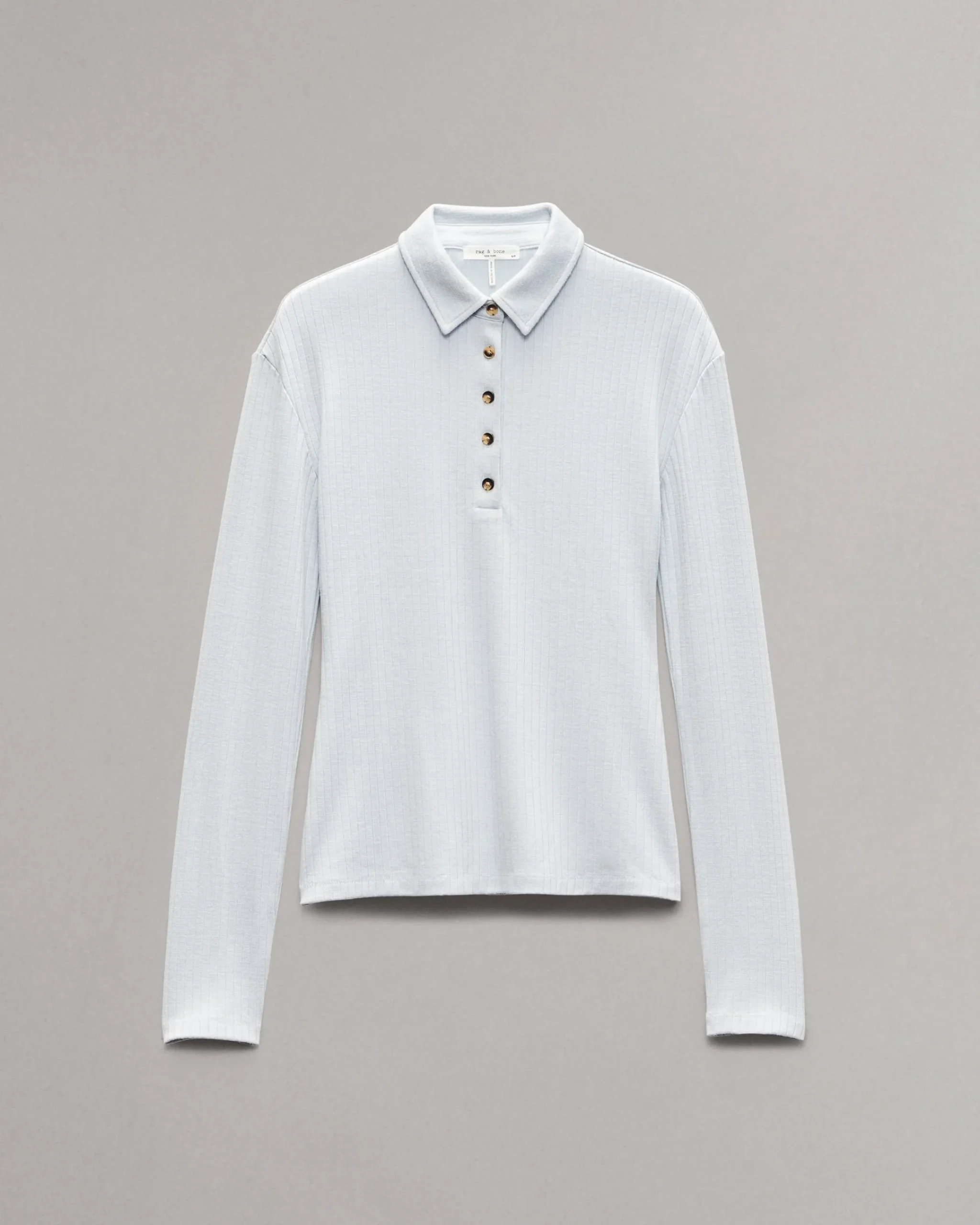 Best The Knit Rib Polo Shirt Women Shirts & Tops