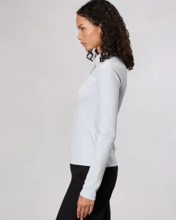 Best The Knit Rib Polo Shirt Women Shirts & Tops
