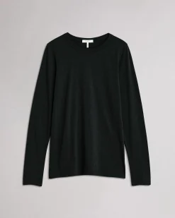 Best Sale The Slub Long Sleeve Women T-Shirts