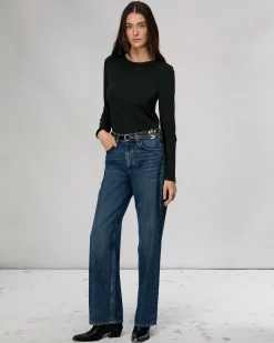 Best Sale The Slub Long Sleeve Women T-Shirts
