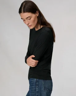 Best Sale The Slub Long Sleeve Women T-Shirts