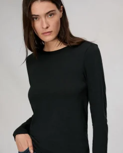 Best Sale The Slub Long Sleeve Women T-Shirts