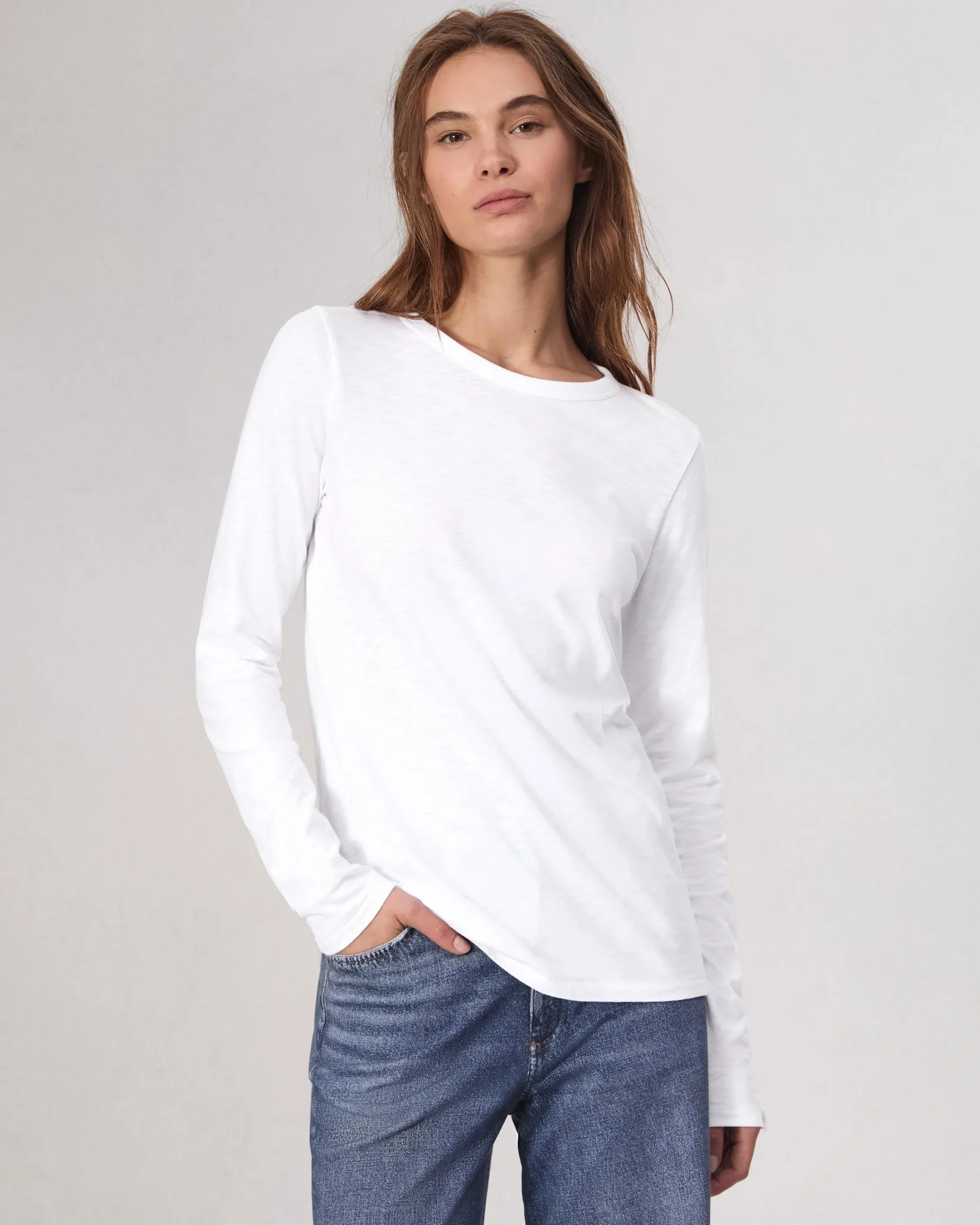 Best The Slub Long Sleeve Women T-Shirts