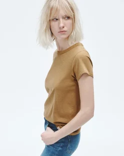 Fashion The Slub Tee Women T-Shirts