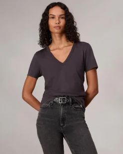 Flash Sale The Slub V-Neck Tee Women T-Shirts