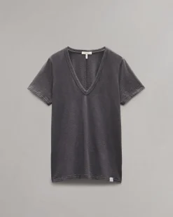 Flash Sale The Slub V-Neck Tee Women T-Shirts