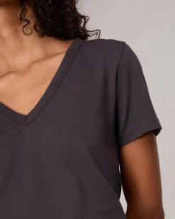 Flash Sale The Slub V-Neck Tee Women T-Shirts