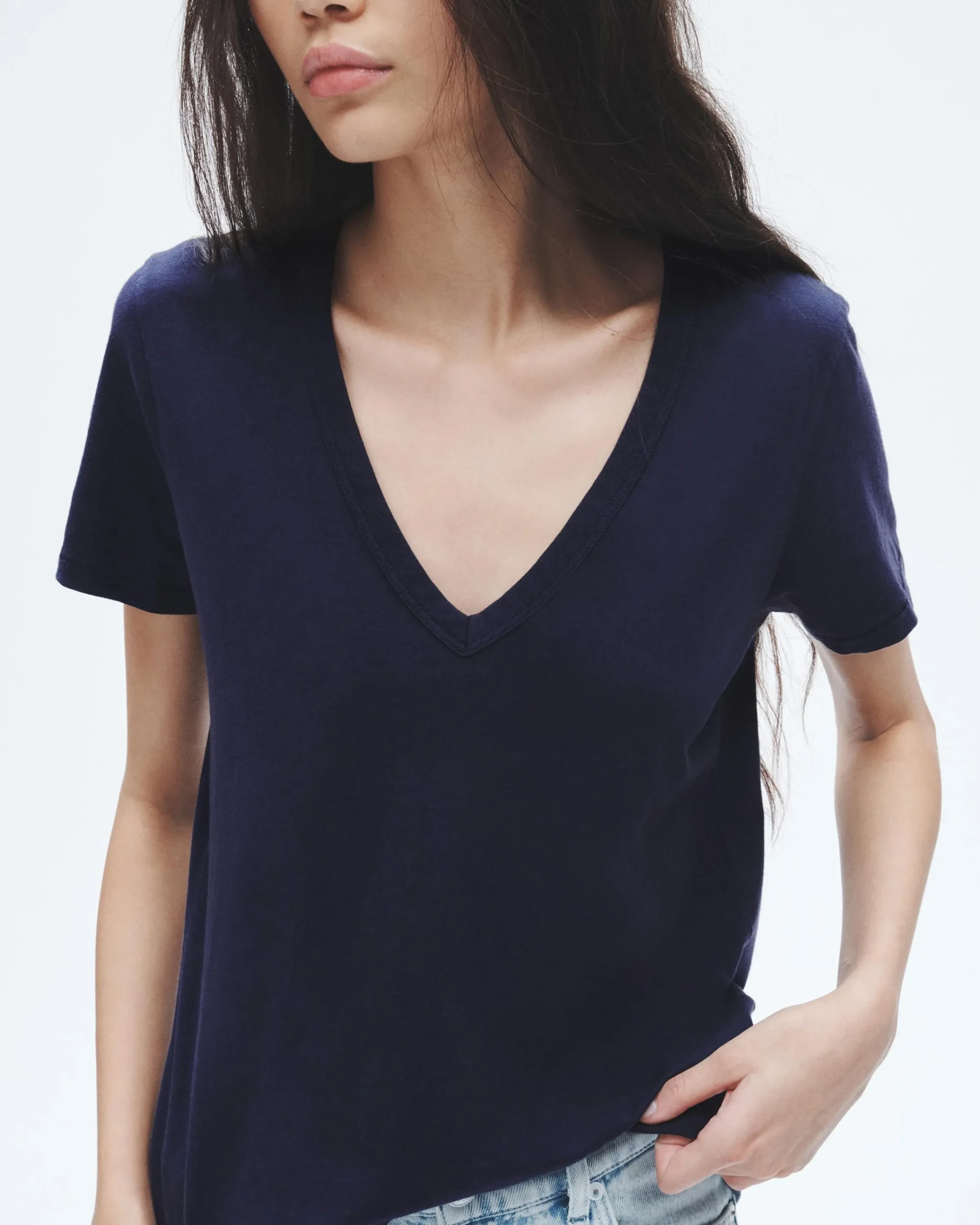 Best The Slub V-Neck Tee Women T-Shirts