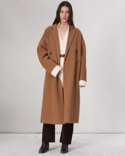 Best Sale Thea Wool-Blend Coat Women Jackets & Coats