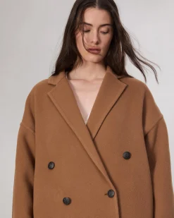 Best Sale Thea Wool-Blend Coat Women Jackets & Coats