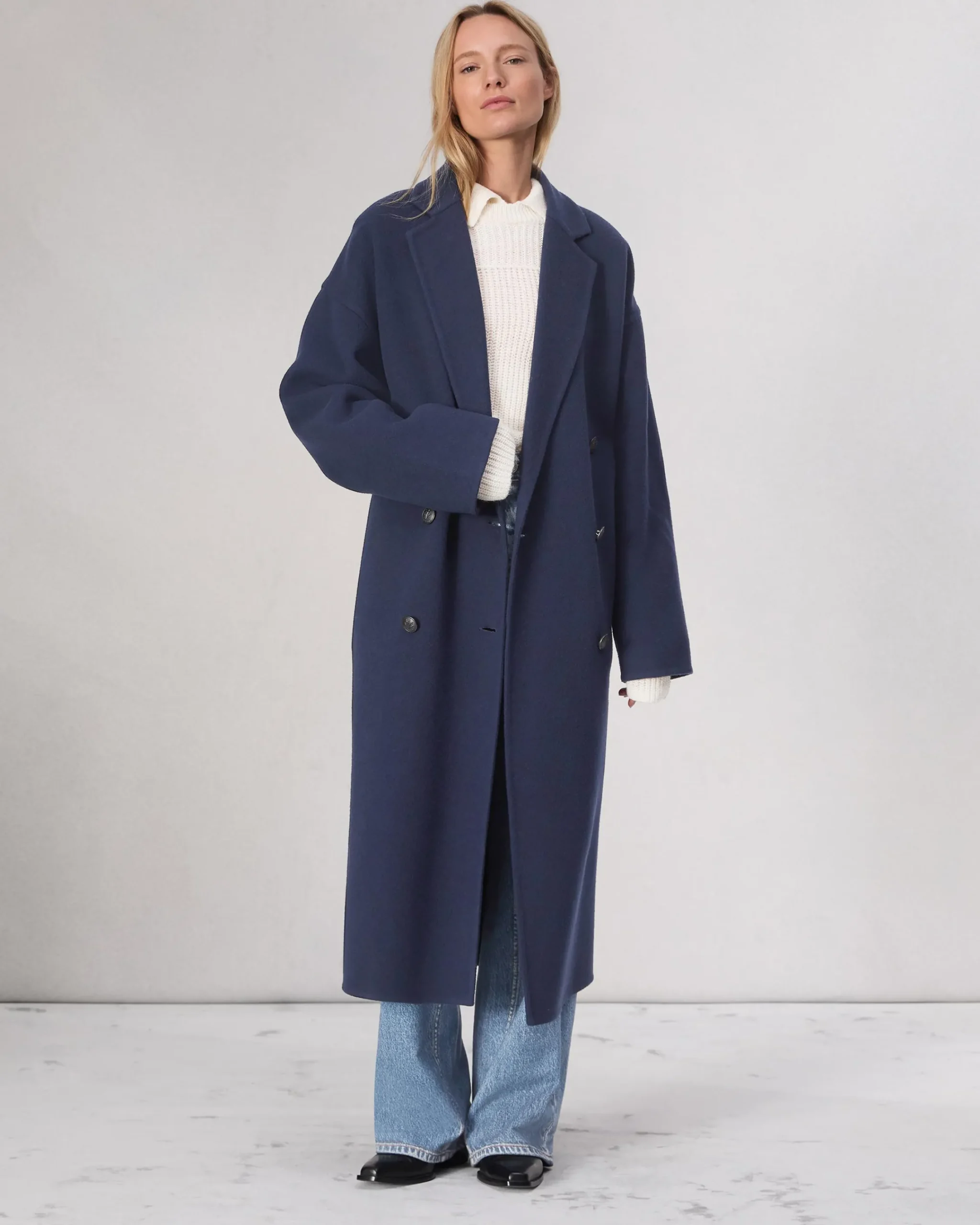 Cheap Thea Wool-Blend Coat Women Jackets & Coats