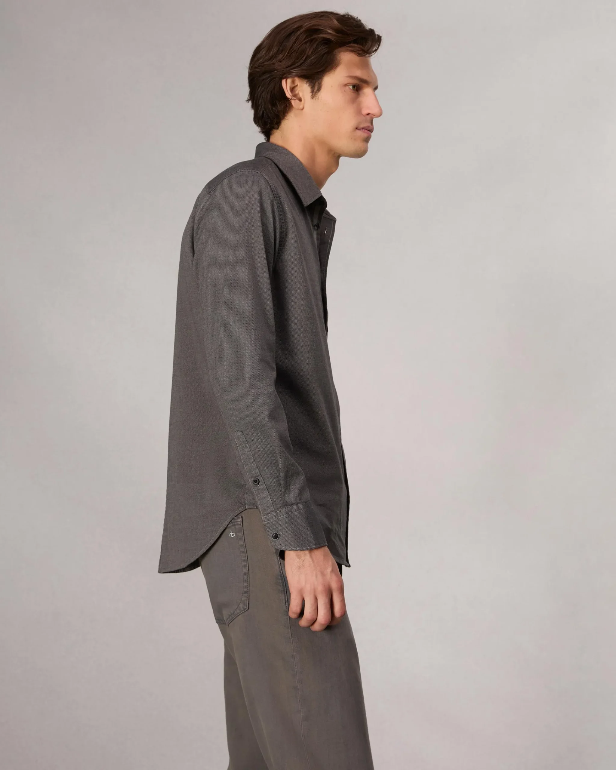 Sale Tomlin Stretch-Cotton Dobby Shirt Shirts
