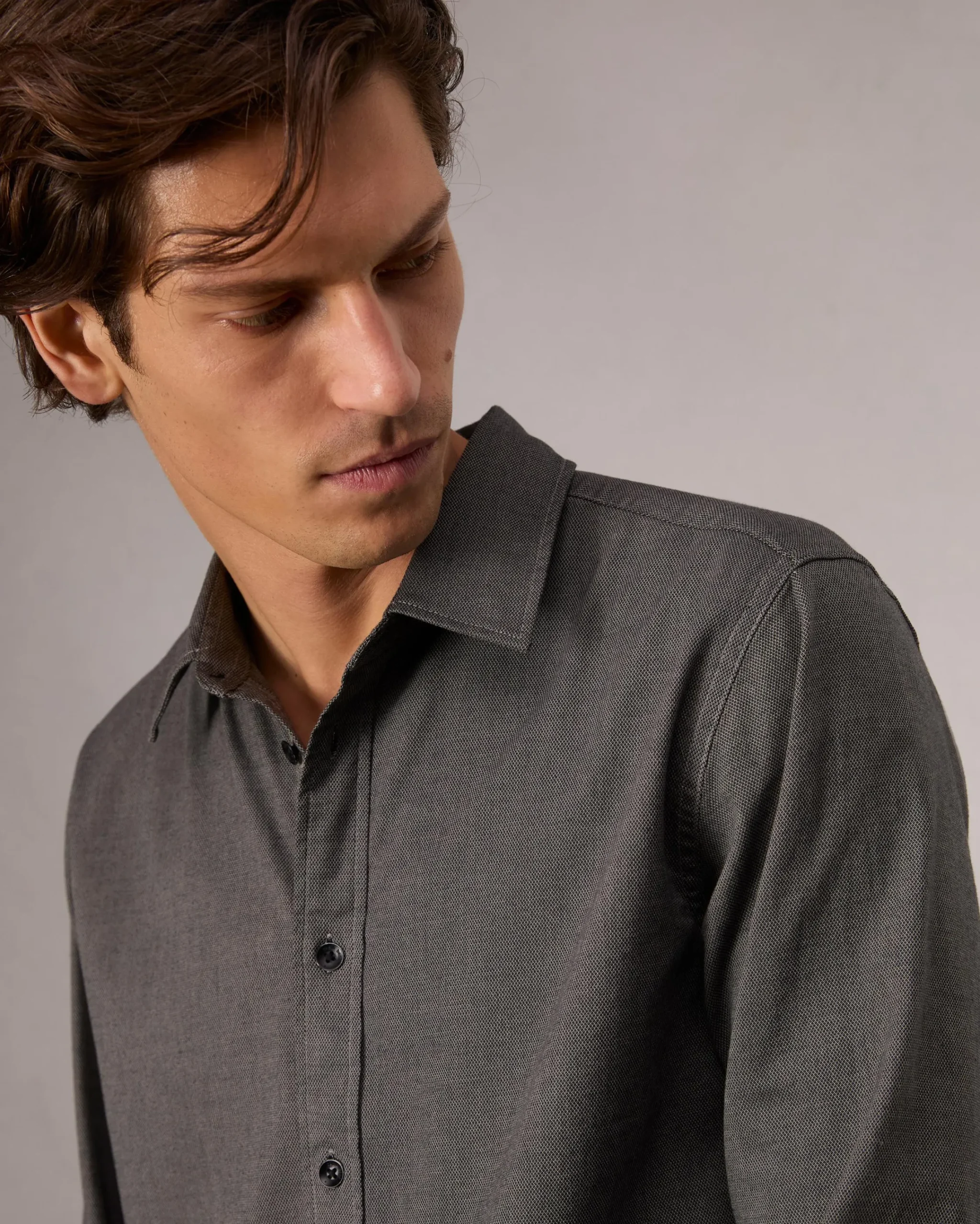Sale Tomlin Stretch-Cotton Dobby Shirt Shirts