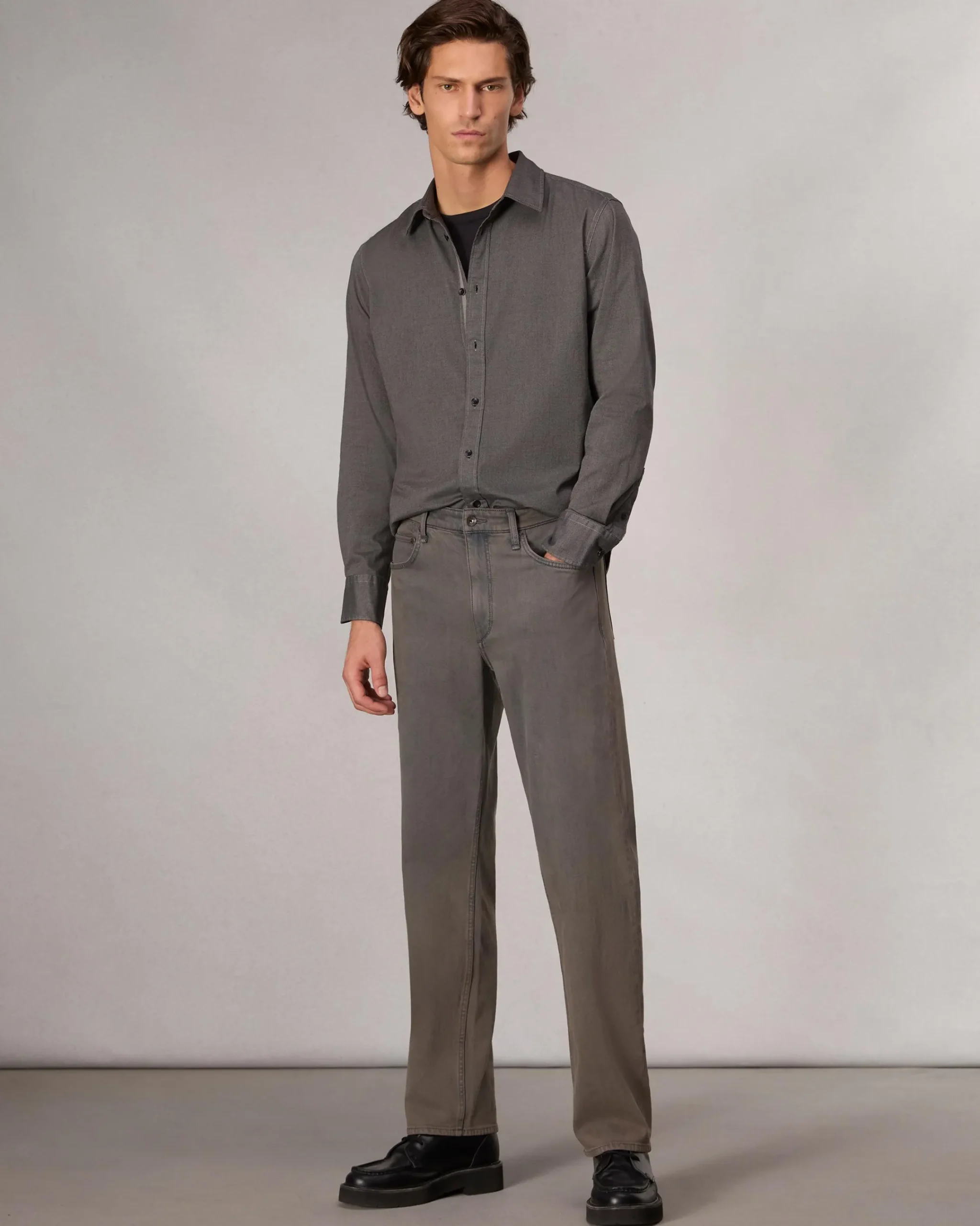 Sale Tomlin Stretch-Cotton Dobby Shirt Shirts