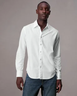 Shop Tomlin Stretch-Cotton Dobby Shirt Shirts