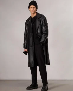 Best Tyler Leather Trench Coat Jackets & Coats
