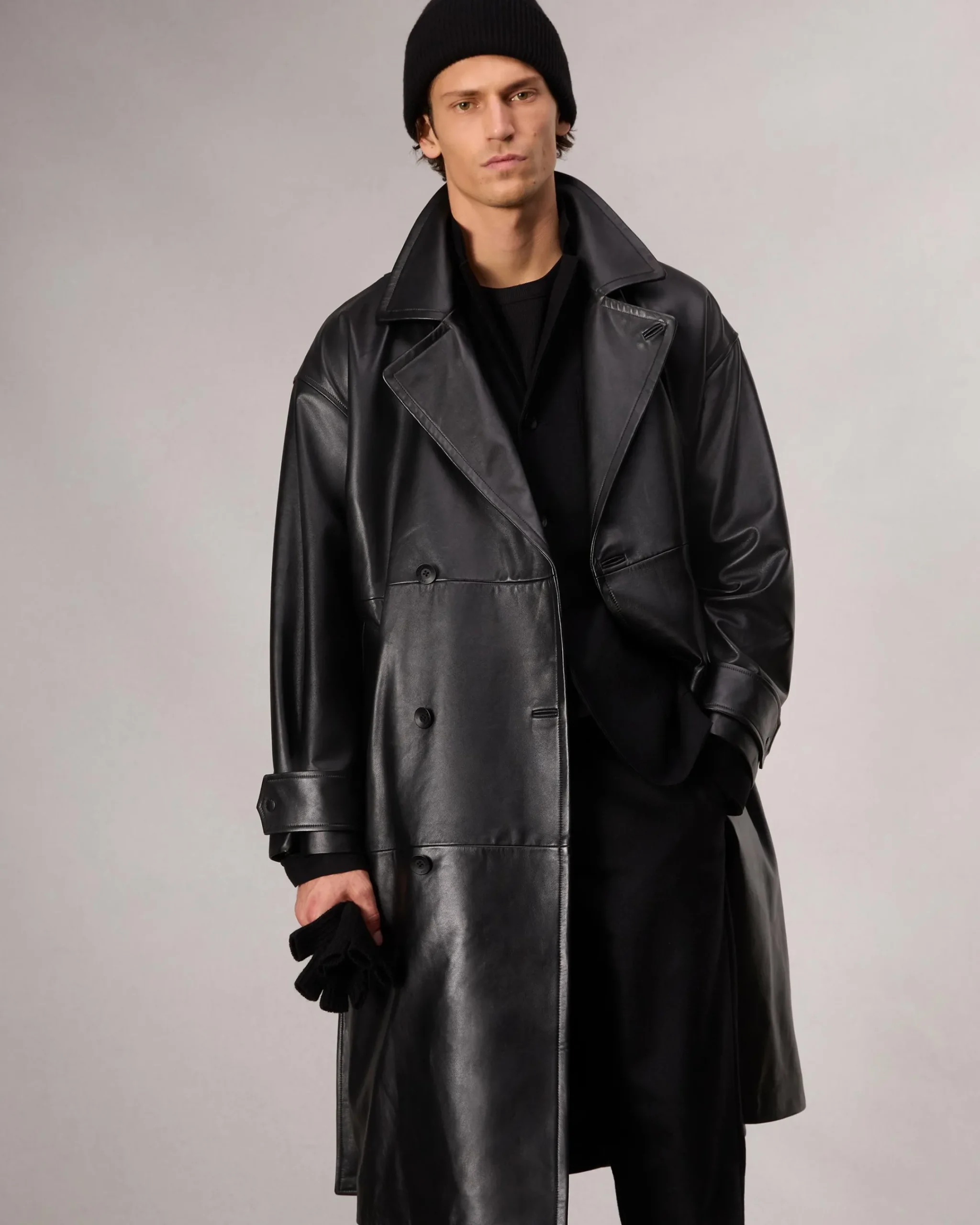 Best Tyler Leather Trench Coat Jackets & Coats