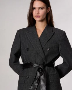 Flash Sale Virginia Plaid Blazer Women Blazers & Vests