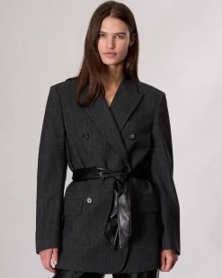 Flash Sale Virginia Plaid Blazer Women Blazers & Vests