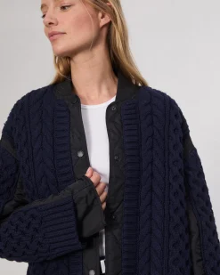 Outlet Winnie Mixed-Media Jacket Women Jackets & Coats