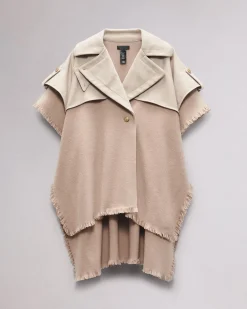 Cheap Wool Trench Poncho Women Scarves & Ponchos