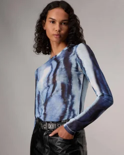 Fashion Yana Stretch Mesh T-Shirt Women Shirts & Tops