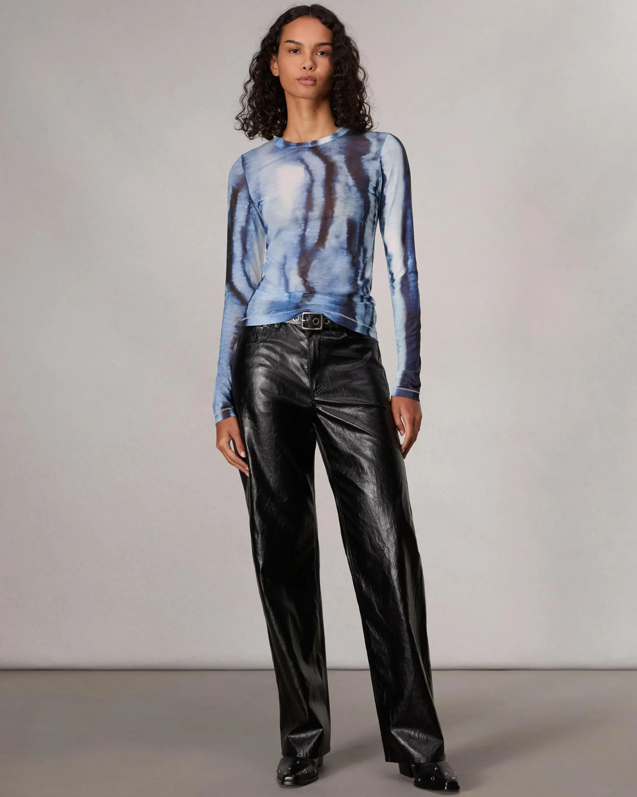 Fashion Yana Stretch Mesh T-Shirt Women Shirts & Tops